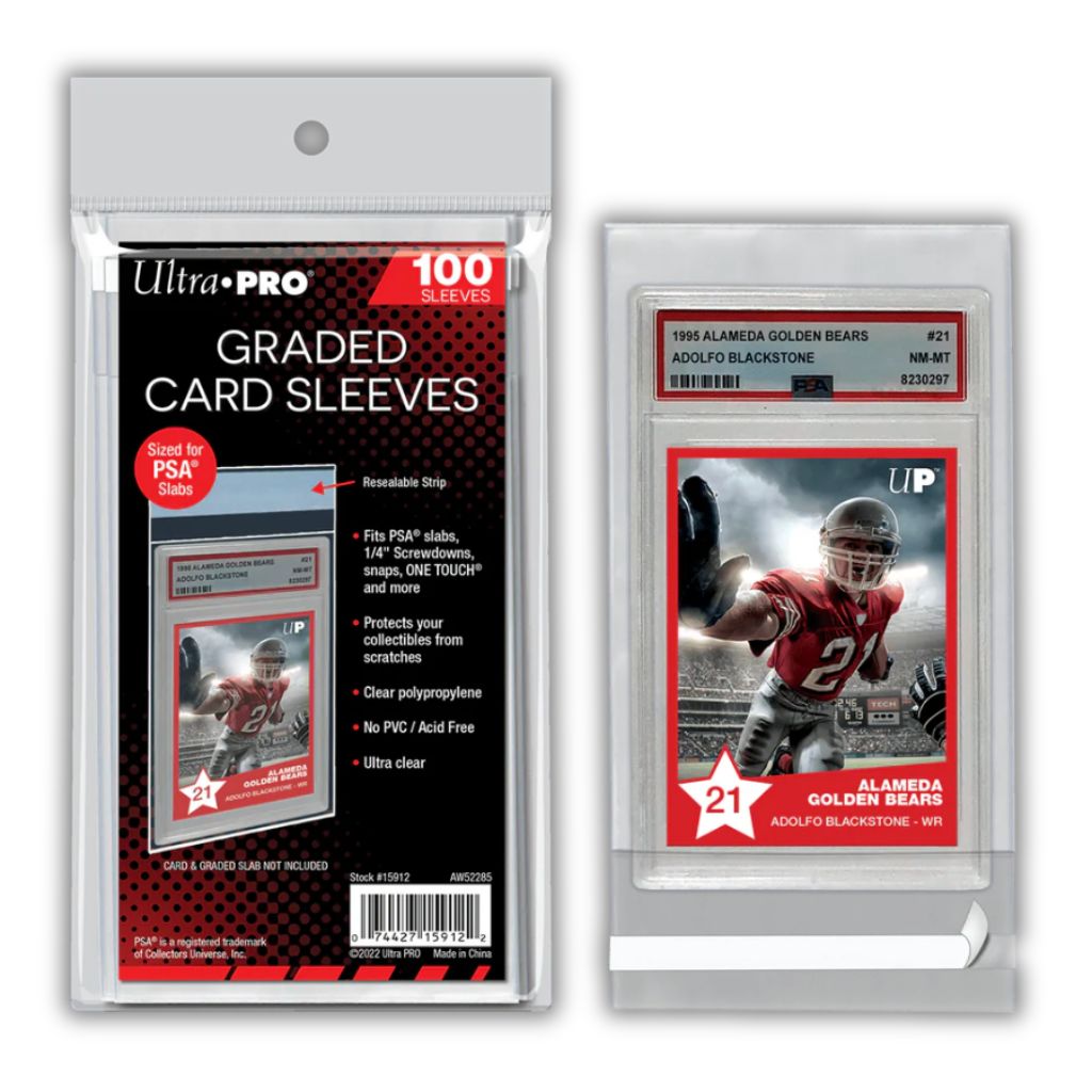 Ultra Pro Standard – PSA GRADED CARD - Pacchetto da 100 Sleeves