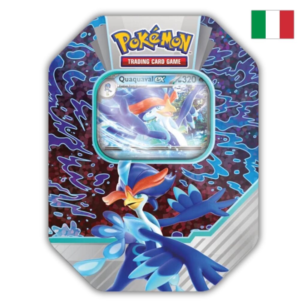 Pokémon Card Game | Tin da Collezione Partner di Paldea: Quaquaval-ex (IT)