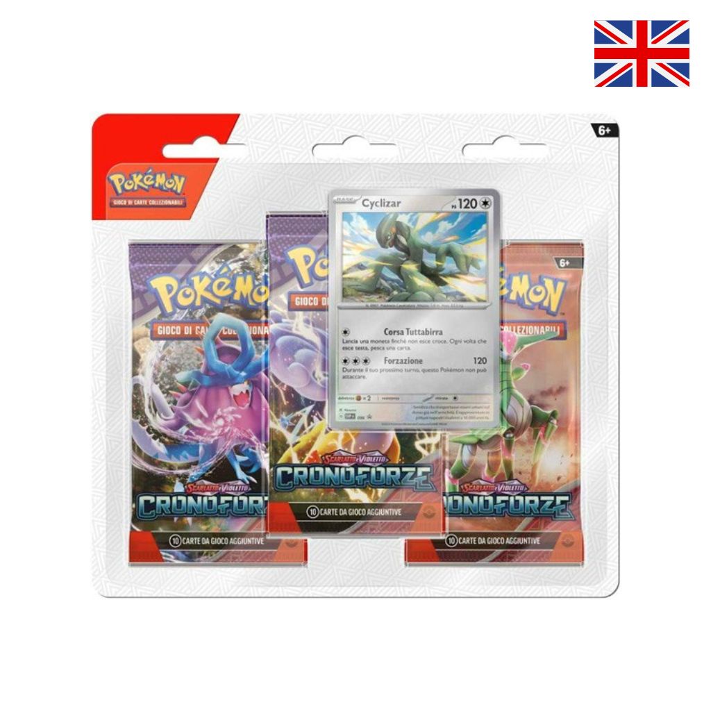 Pokémon Card Game | Collezione Cronoforze Cyclizar - Blister 3 Buste (ENG)