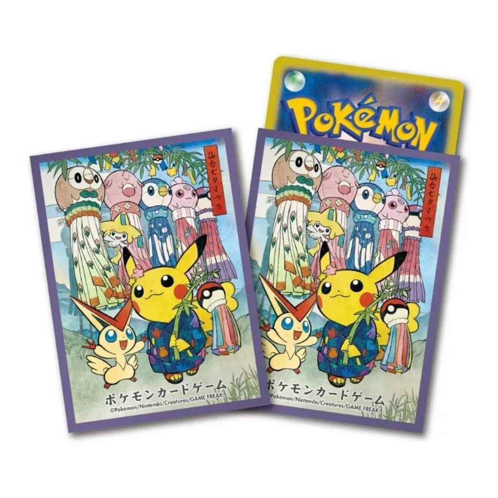 Pokémon Center Grand Re-Opening Tohoku Festival | Set Completo 6 Pack Sleeves