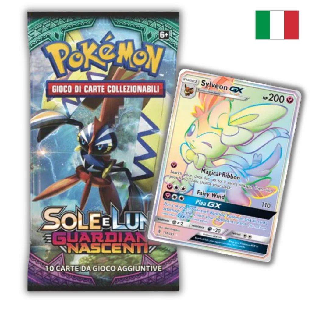 Pokémon Card Game | Sole e Luna Guardiani Nascenti Busta 10 Carte (IT)
