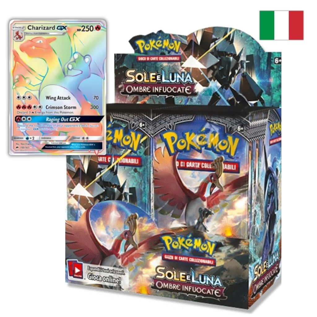 Pokémon Card Game | Sole e Luna Ombre Infuocate Display 36 Buste (IT)