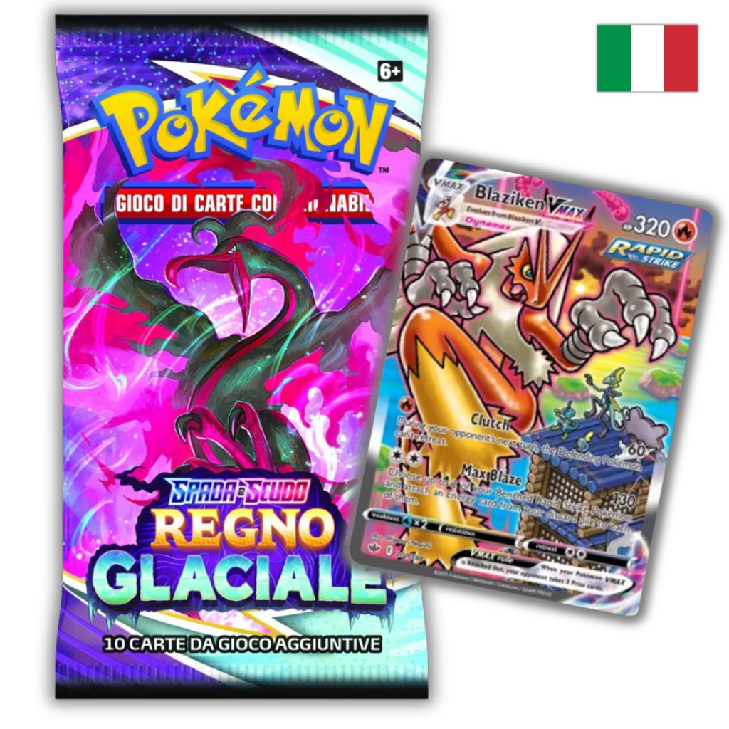 Pokémon Card Game | Spada e Scudo Regno Glaciale Busta 10 Carte (IT)