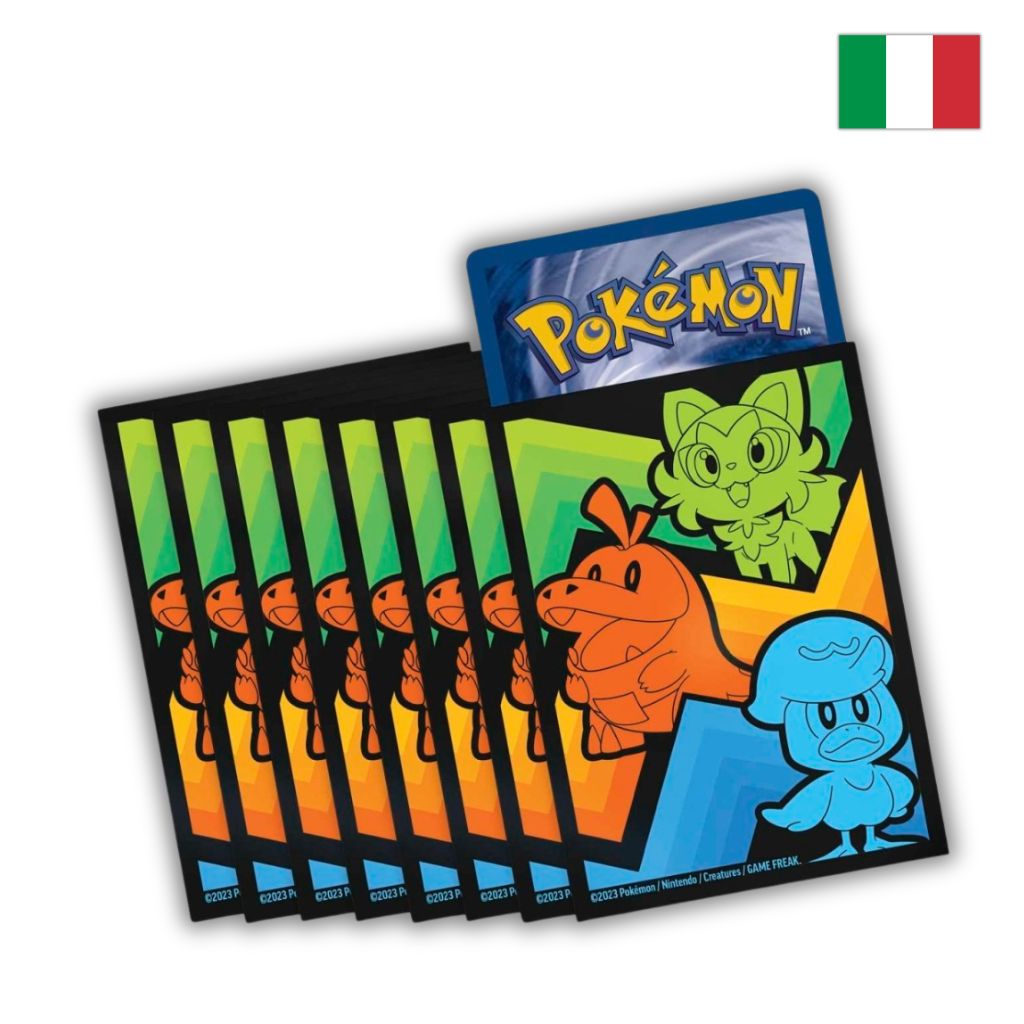 Proteggi Carte Pokemon Standard – Pacchetto da 65 Sleeves: Evoluzioni a Paldea