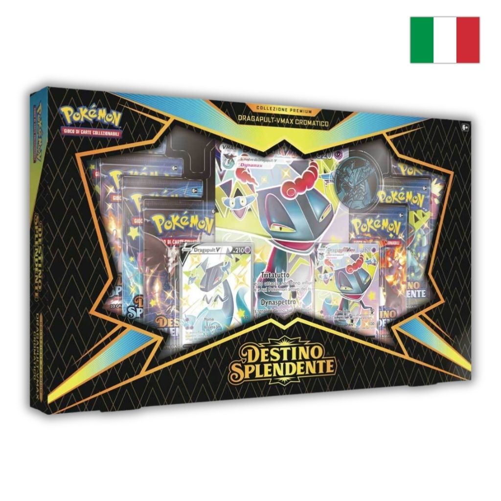 Pokémon Card Game | Collezione Premium Destino Splendente Shiny Dragapult-VMAX (IT)