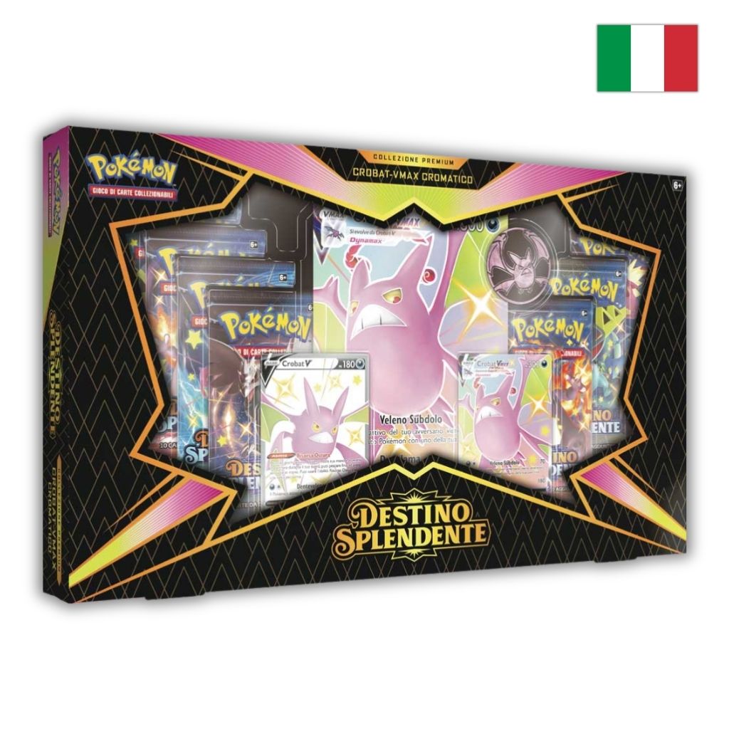 Pokémon Card Game | Collezione Premium Destino Splendente Shiny Crobat-VMAX (IT)