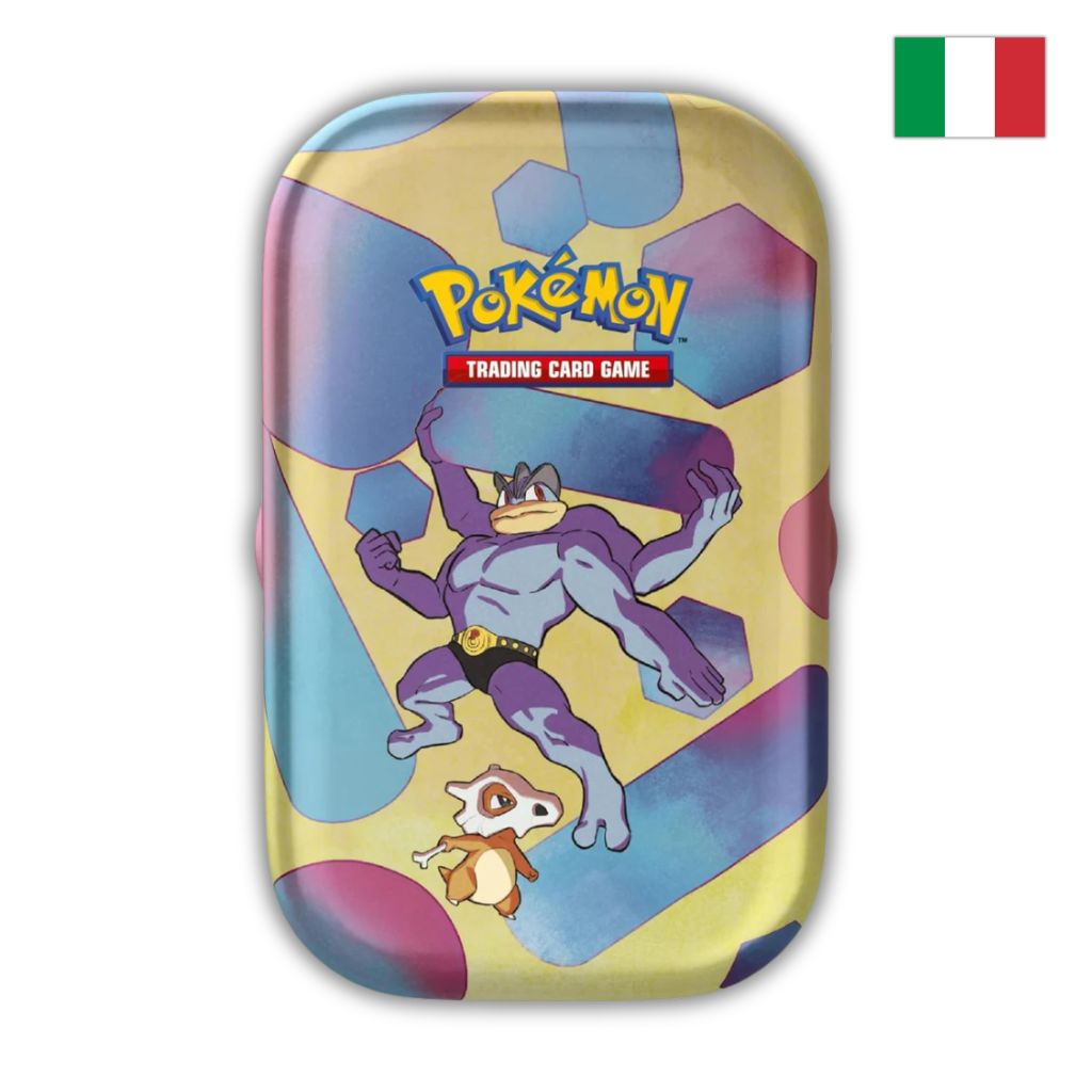 Pokémon Card Game | Mini Tin da Collezione 151 Machamp e Cubone (IT)