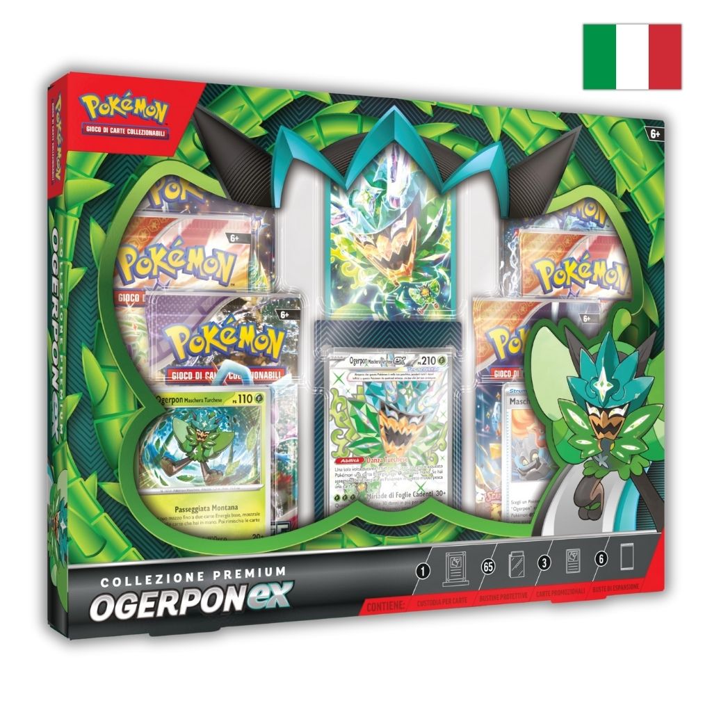 Pokémon Card Game | Collezione Premium Ogerpon Maschera Turchese-ex Teracristal (IT)