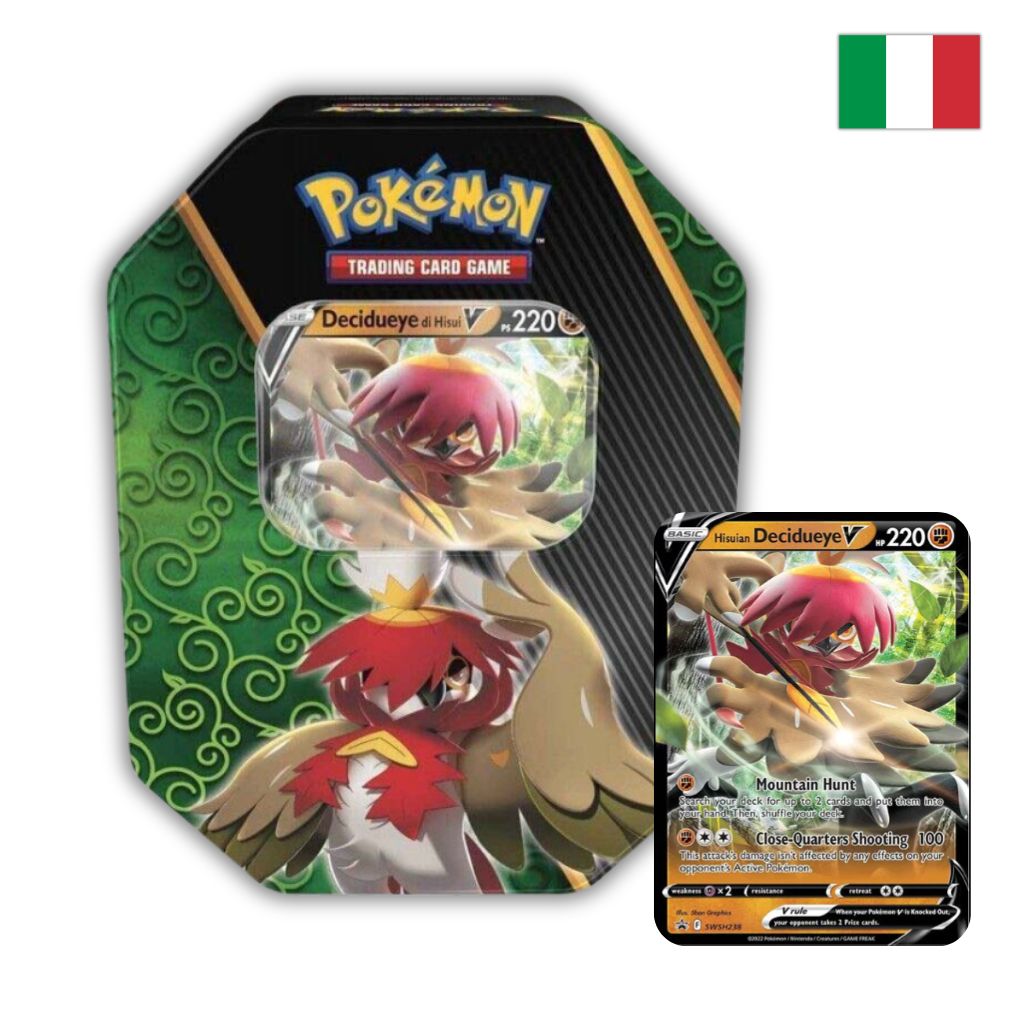 Pokémon Card Game | Tin da Collezione Poteri Divergenti: Decidueye Di Hisui-V (IT)