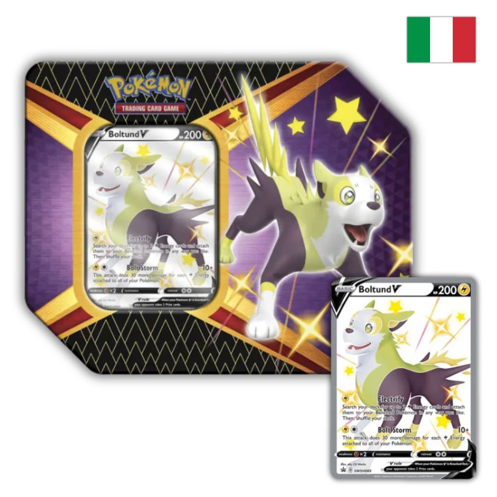Pokémon Card Game | Tin da Collezione Destino Splendente: Shiny Boltund-V (IT)