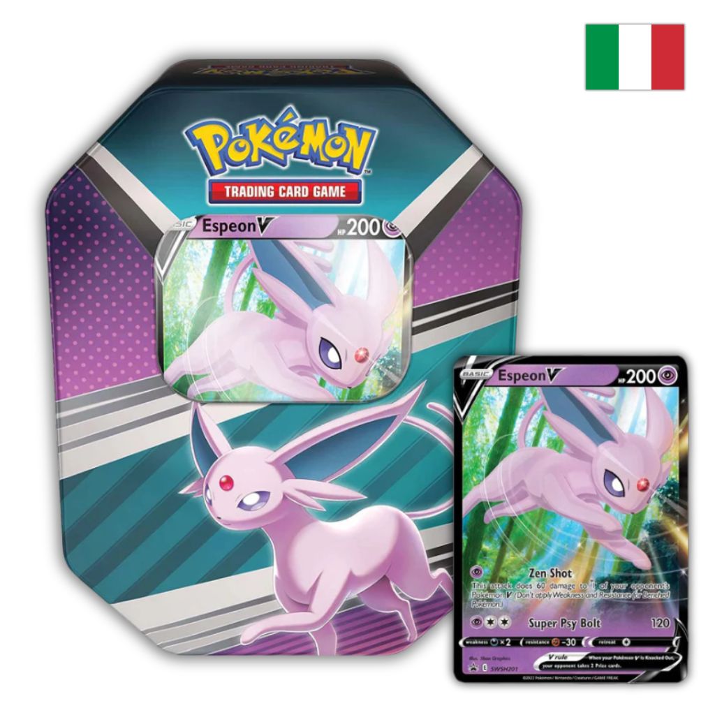 Pokémon Card Game | Tin da Collezione Eroi V: Espeon-V (IT)
