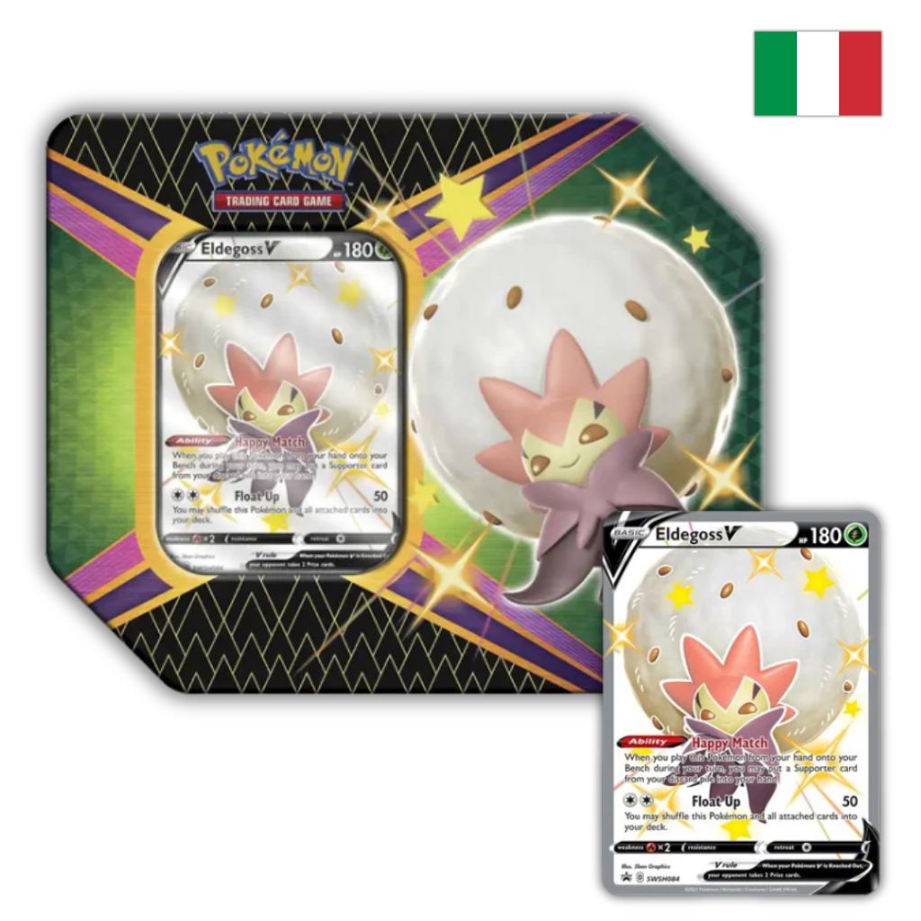 Pokémon Card Game | Tin da Collezione Destino Splendente: Shiny Eldegoss-V (IT)