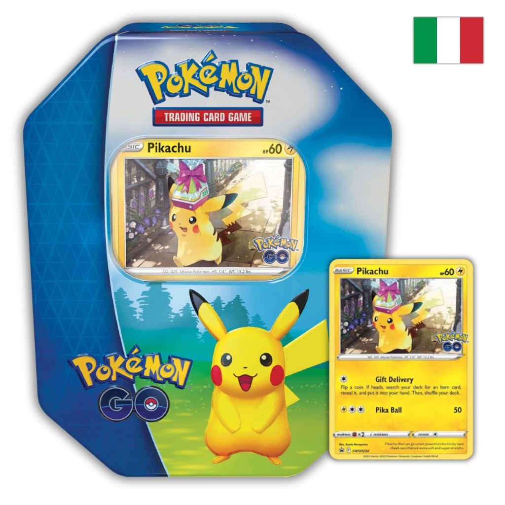 Pokémon Card Game | Tin da Collezione 10.5 Pokemon GO: Pikachu (IT)