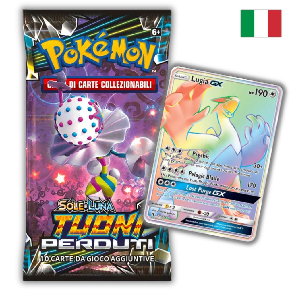 Pokémon Card Game | Sole e Luna Tuoni Perduti Busta 10 Carte (IT)