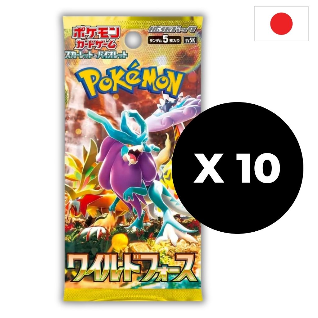 Pokémon Card Game | Wild Force Busta Singola 5 Carte (JP) X10