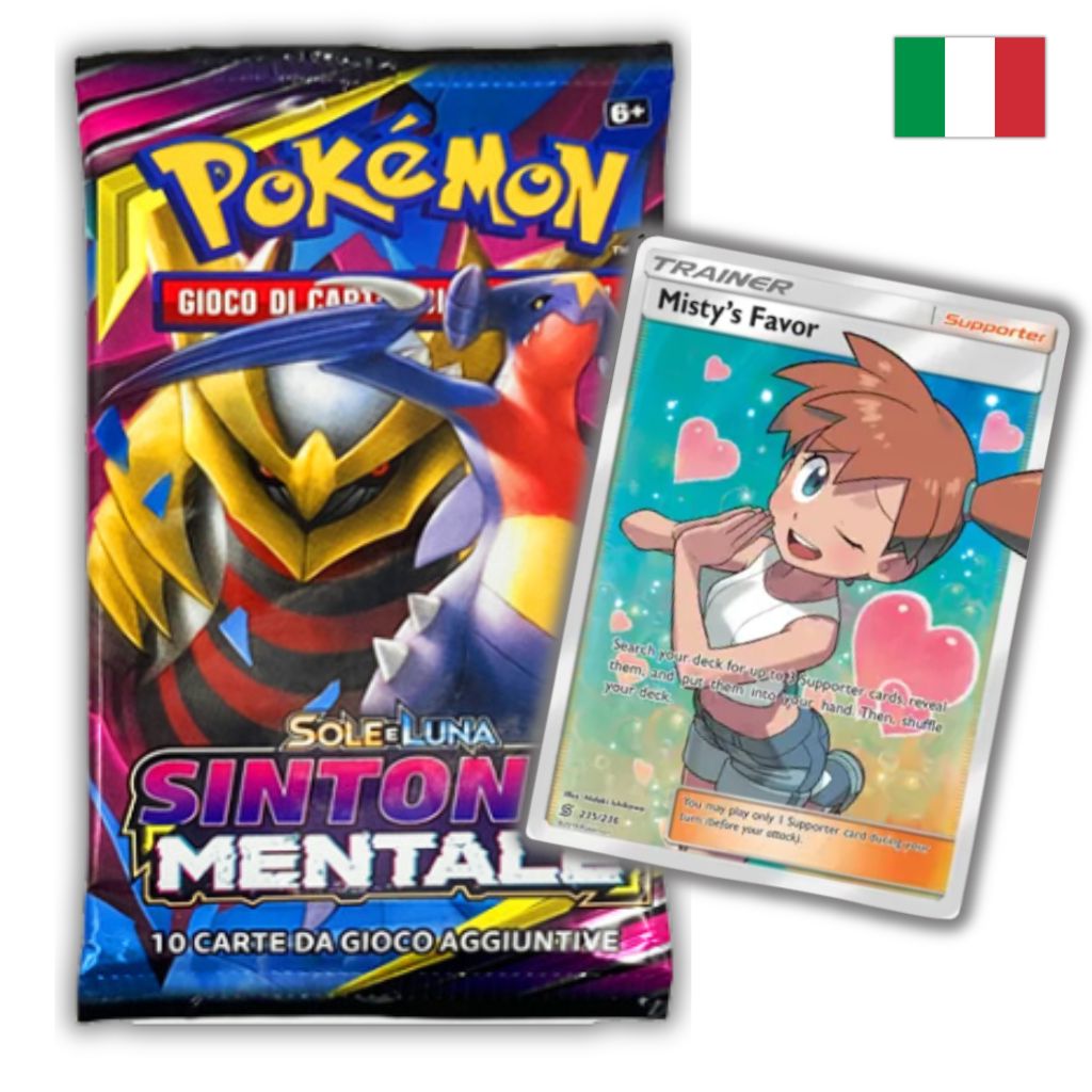 Pokémon Card Game | Sole e Luna Sintonia Mentale Busta 10 Carte (IT)