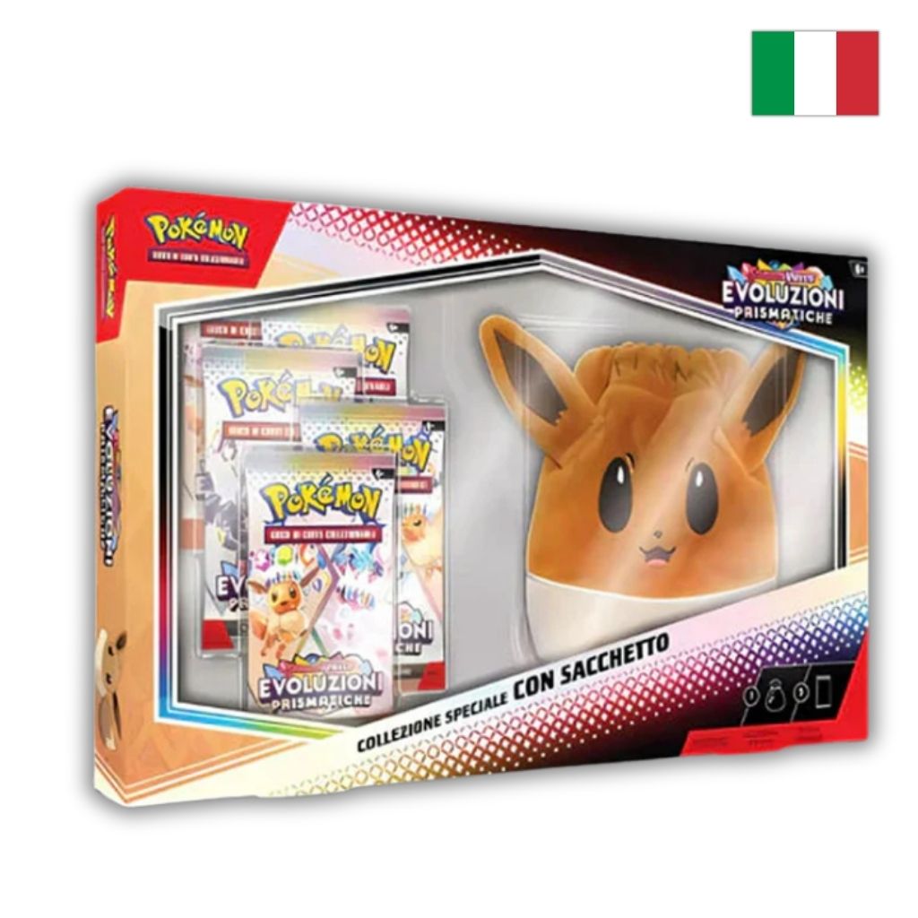 Pokémon Card Game | Collezione Speciale Evoluzioni Prismatiche con Sacchetto Eevee (IT)