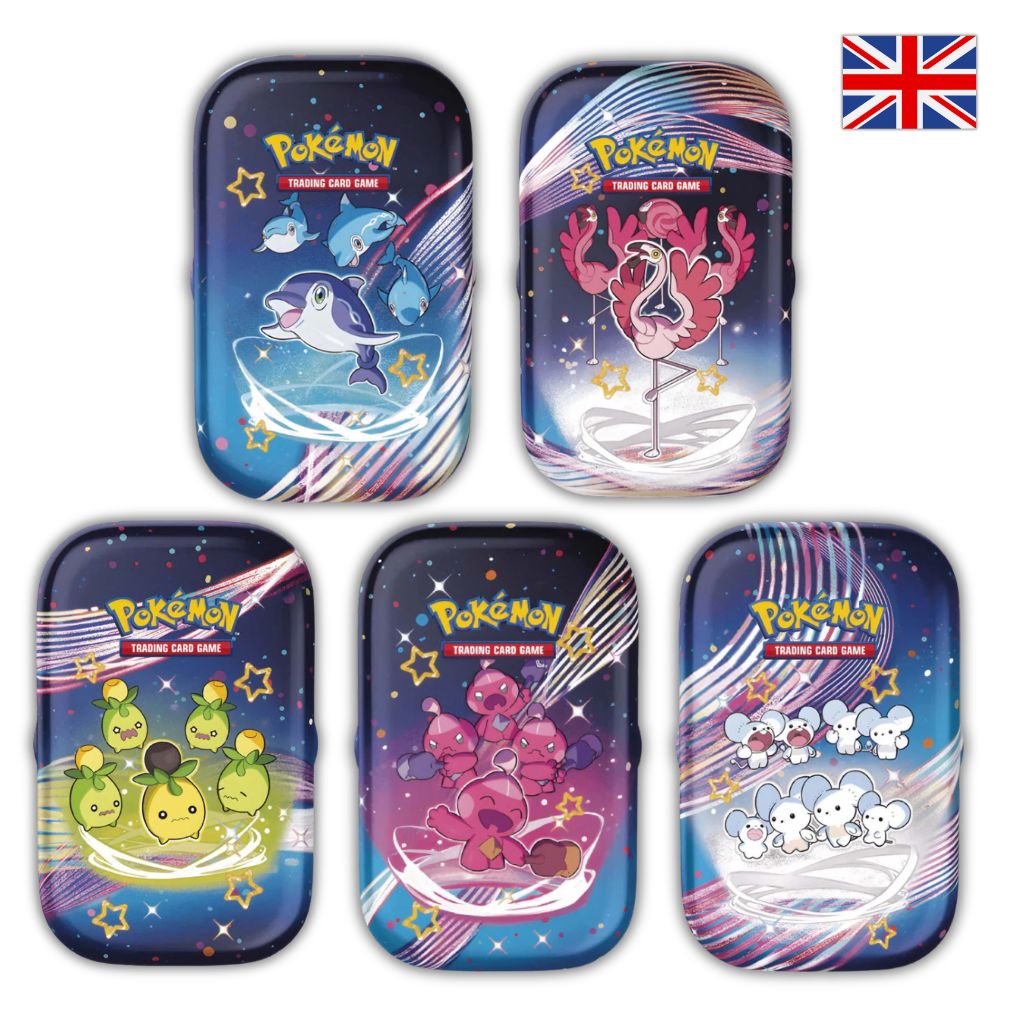 Pokémon Card Game | Mini Tin da Collezione Destino di Paldea – Set 5 Artwork (ENG)