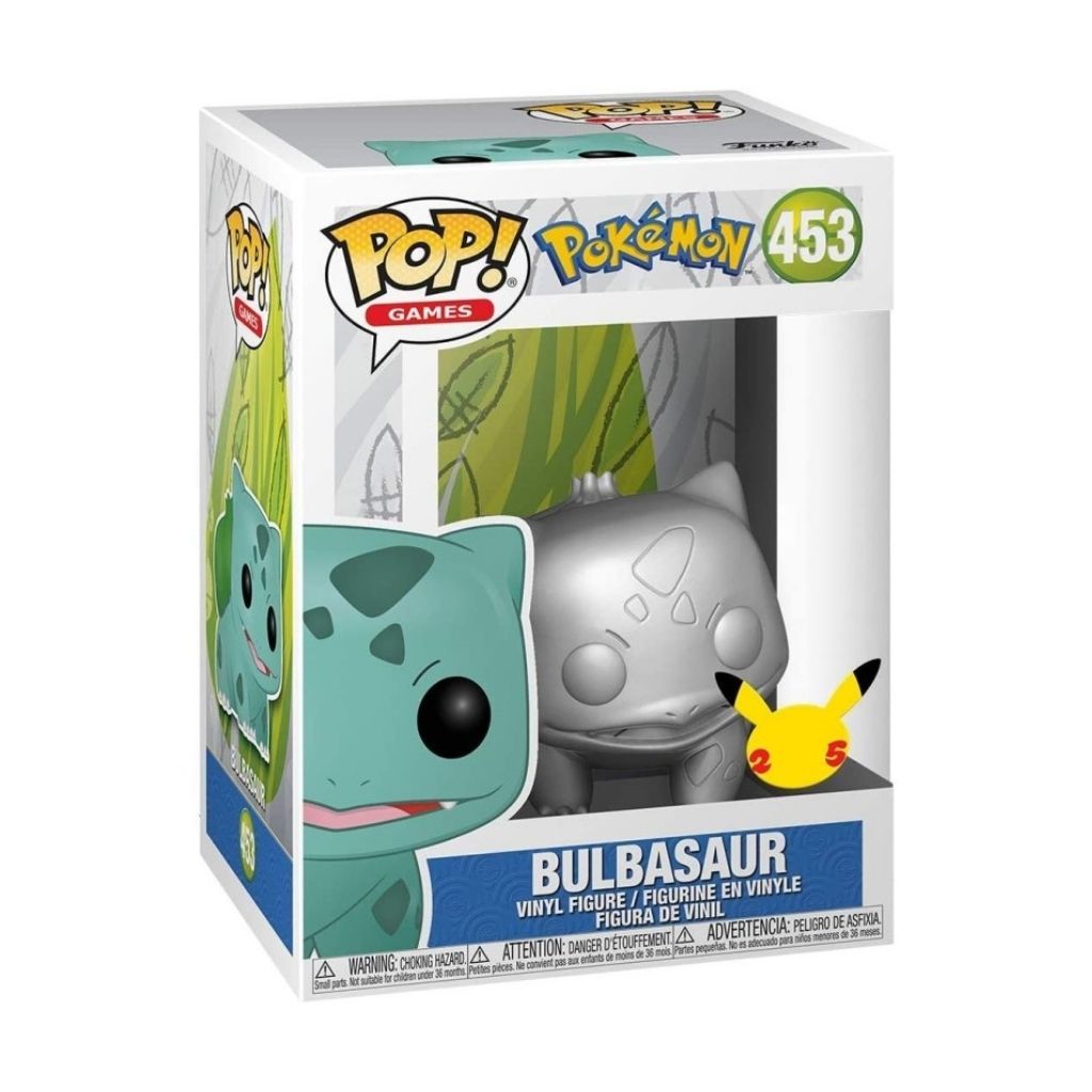 Funko Pop! - Games 453 - Bulbasaur Silver - Pokémon