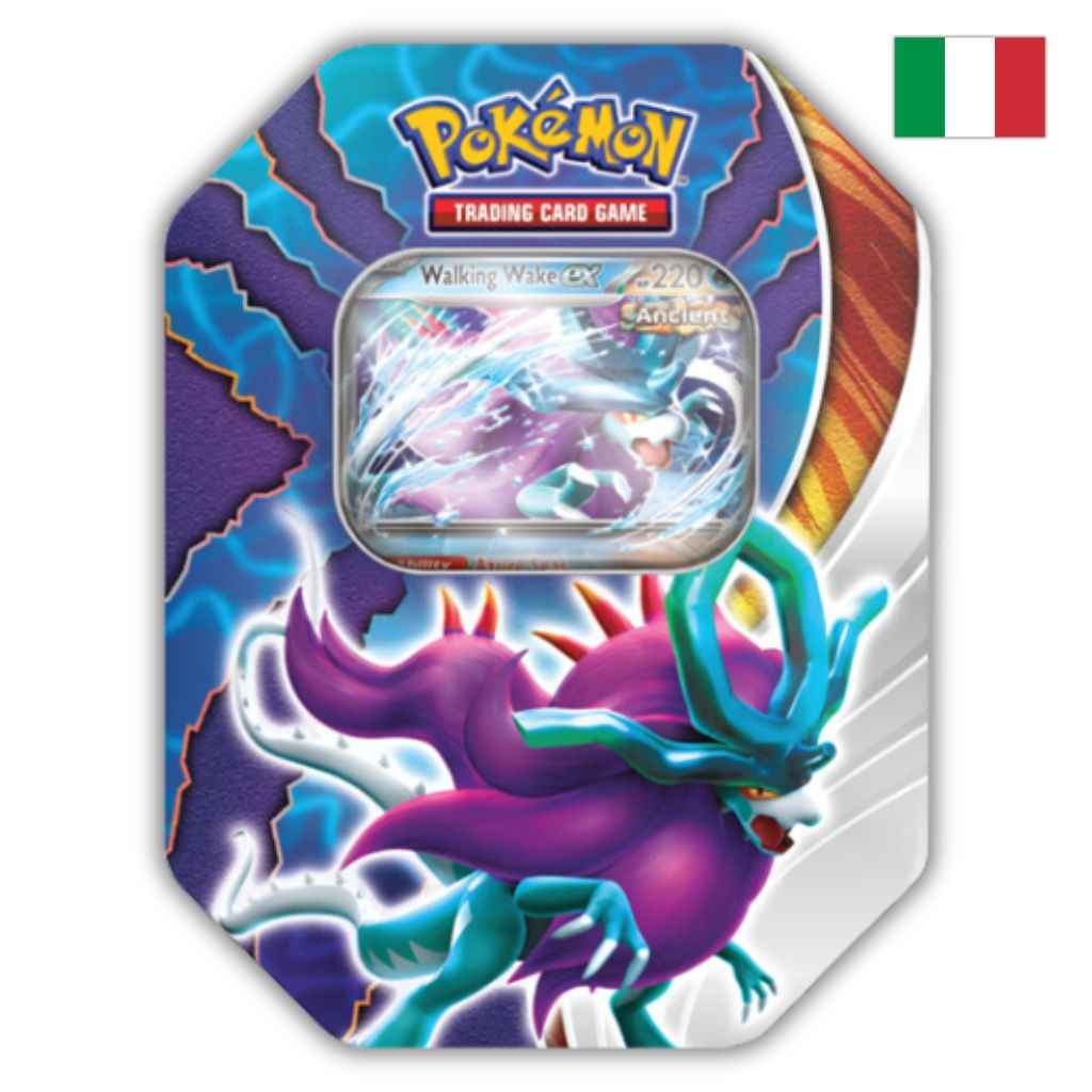 Pokémon Card Game | Tin da Collezione Scontro Paradossale: Acquecrespe-ex (IT)