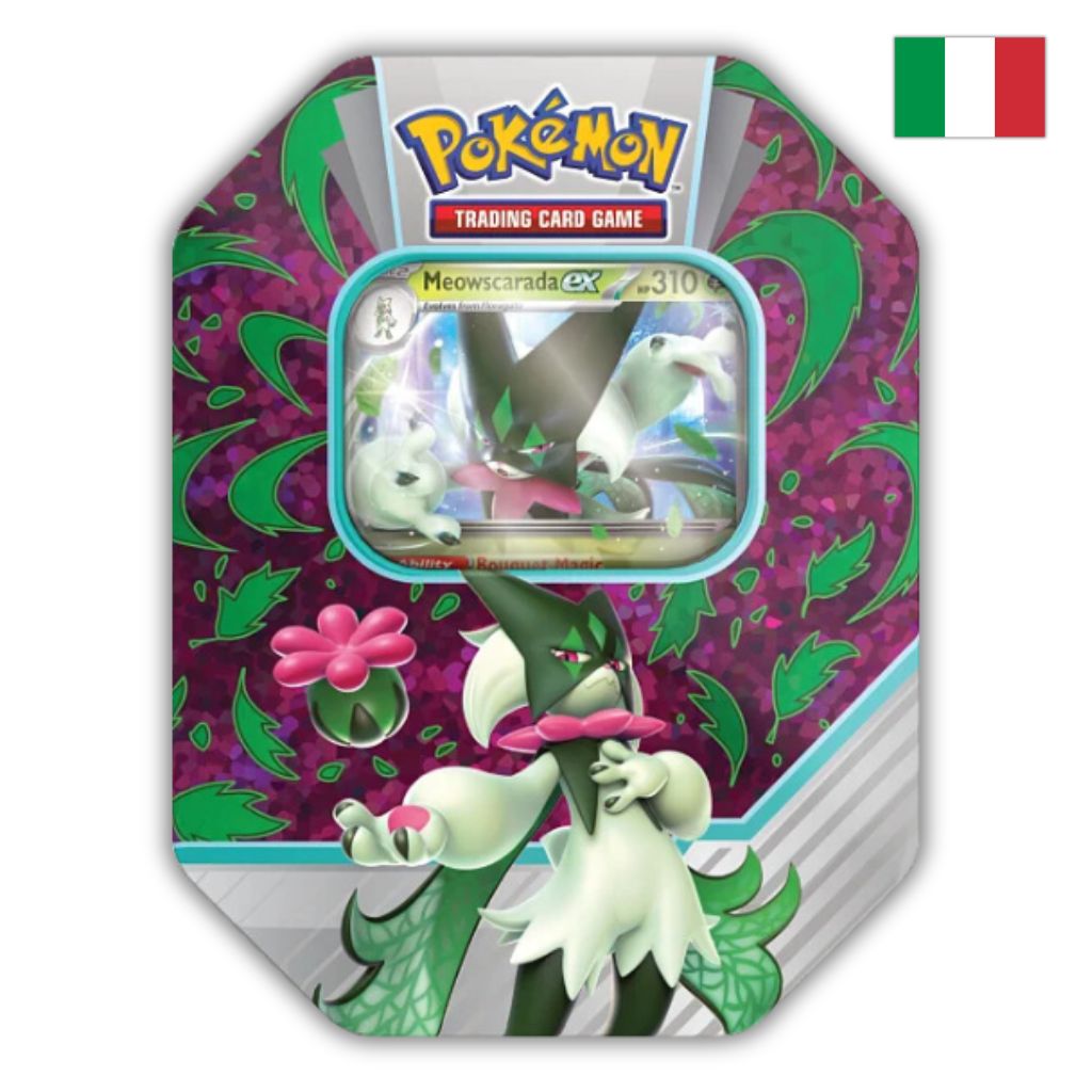 Pokémon Card Game | Tin da Collezione Partner di Paldea: Meowscarada-ex (IT)