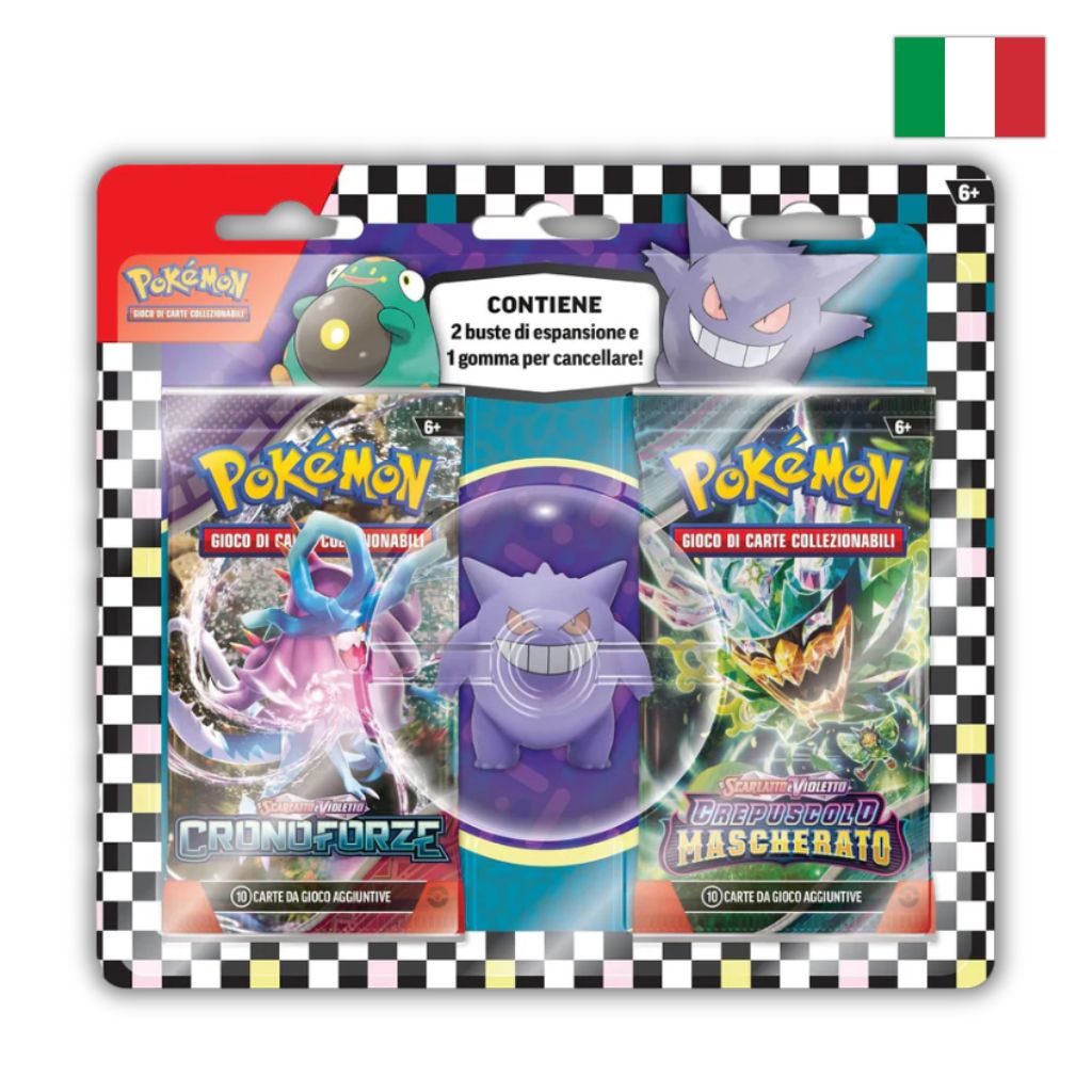 Pokémon Card Game | Back to School 2024 - Blister con Gomma - Gengar (ITA)