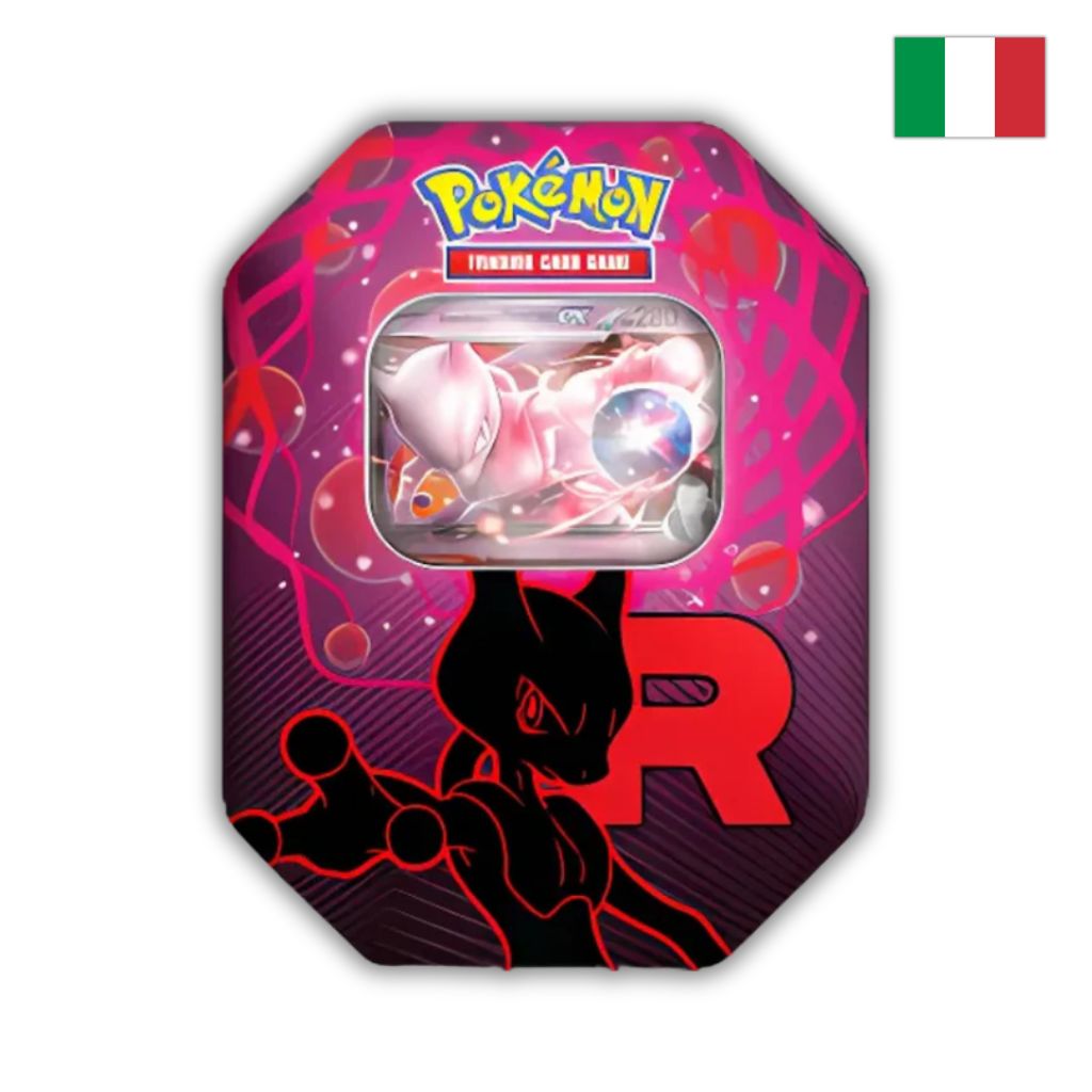 Pokémon Card Game | Tin da Collezione Team Rocket: Mewtwo-ex Del Team Rocket (IT)
