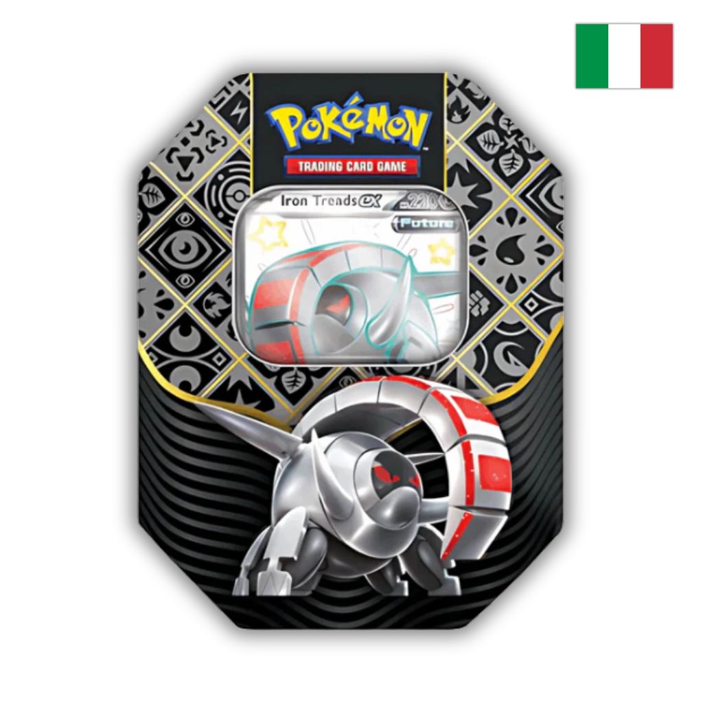Pokémon Card Game | Tin da Collezione Destino di Paldea: Solcoferreo-ex (IT)