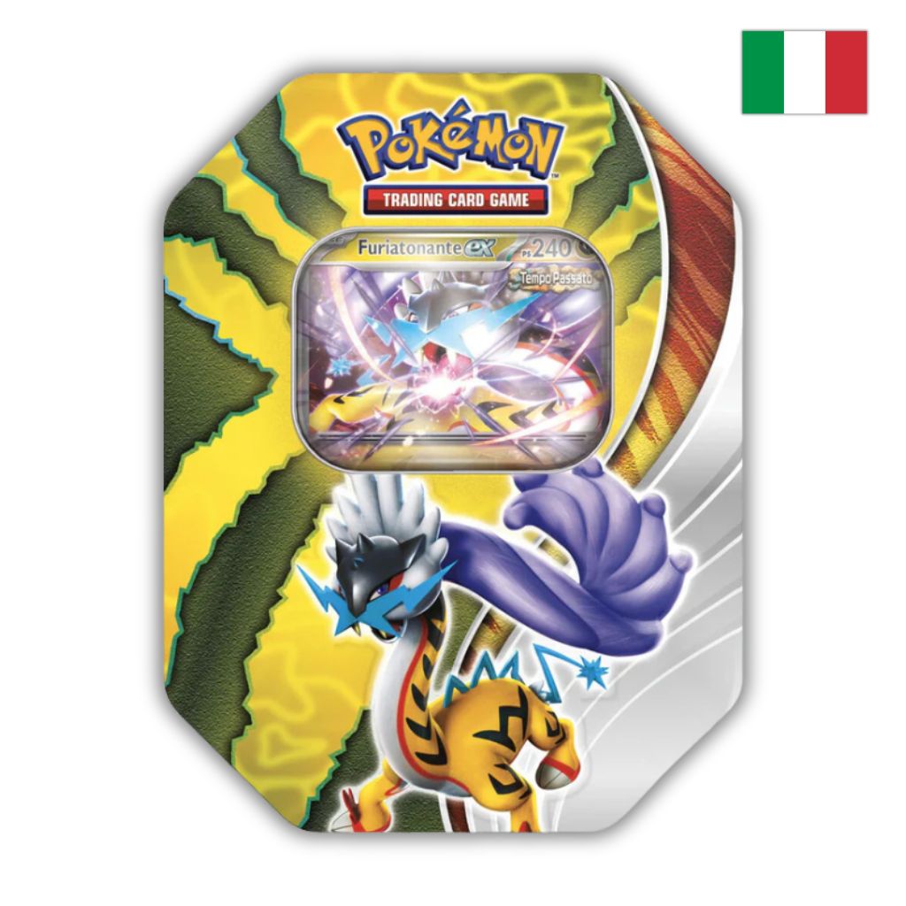 Pokémon Card Game | Tin da Collezione Destini Paradossali: Furiatonante-ex (IT)