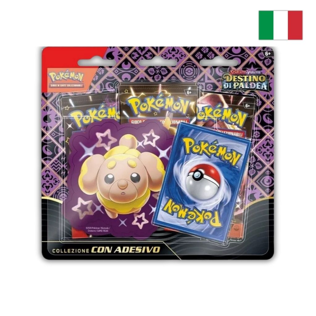 Pokémon Card Game | Collezione Destino di Paldea con Adesivo Fidough (IT)