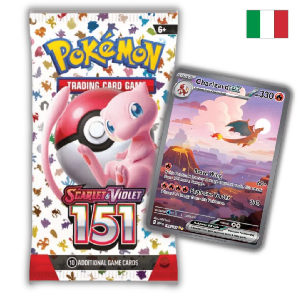 Pokémon Card Game | Scarlatto e Violetto 151 Busta 10 Carte (IT)