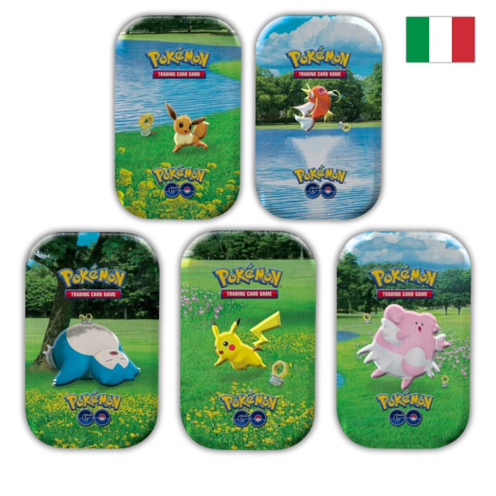 Pokémon Card Game | Mini Tin da Collezione Pokemon GO – Set 5 Artwork (IT)