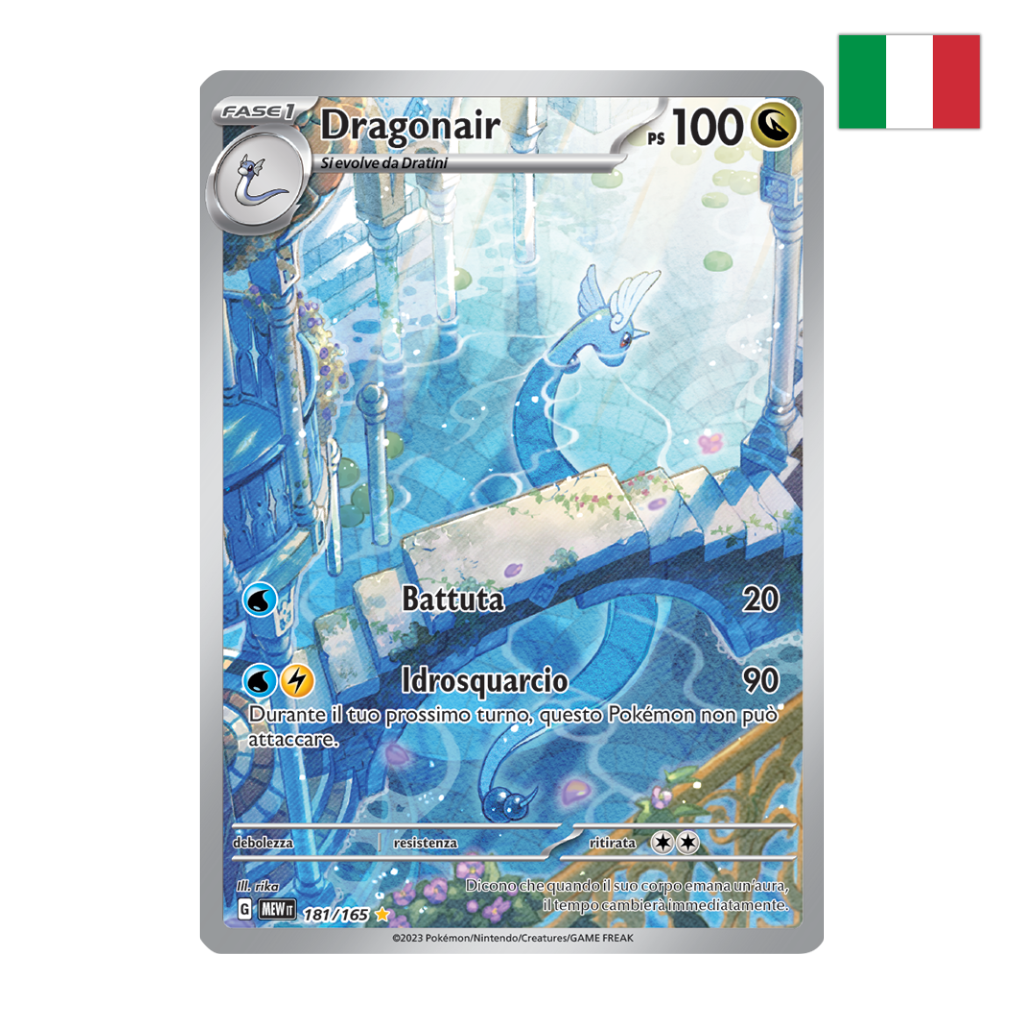 Pokémon Card Game | 181-165 Dragonair Illustrazione Rara (IT) – NEAR MINT