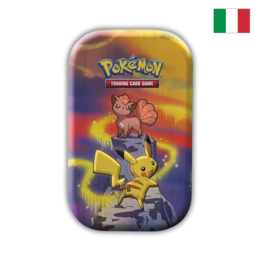 Pokémon Card Game | Mini Tin da Collezione Prodigi di Kanto Pikachu e Vulpix (IT)