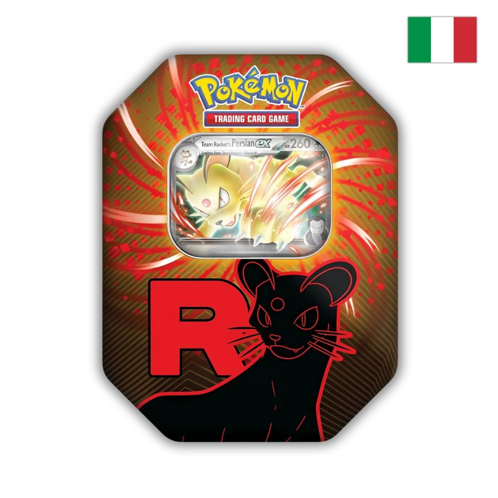 Pokémon Card Game | Tin da Collezione Team Rocket: Persian-ex Del Team Rocket (IT)