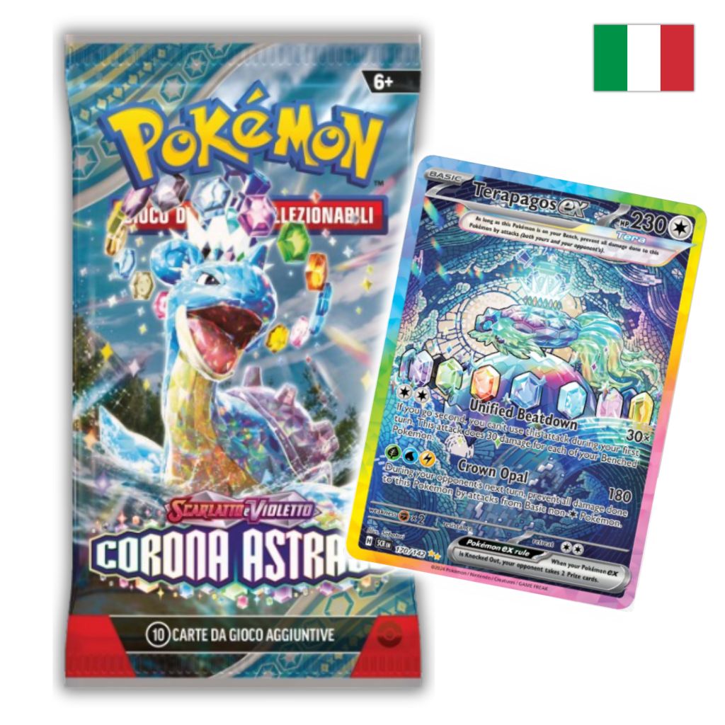 Pokémon Card Game | Scarlatto e Violetto Corona Astrale Busta 10 Carte (IT)