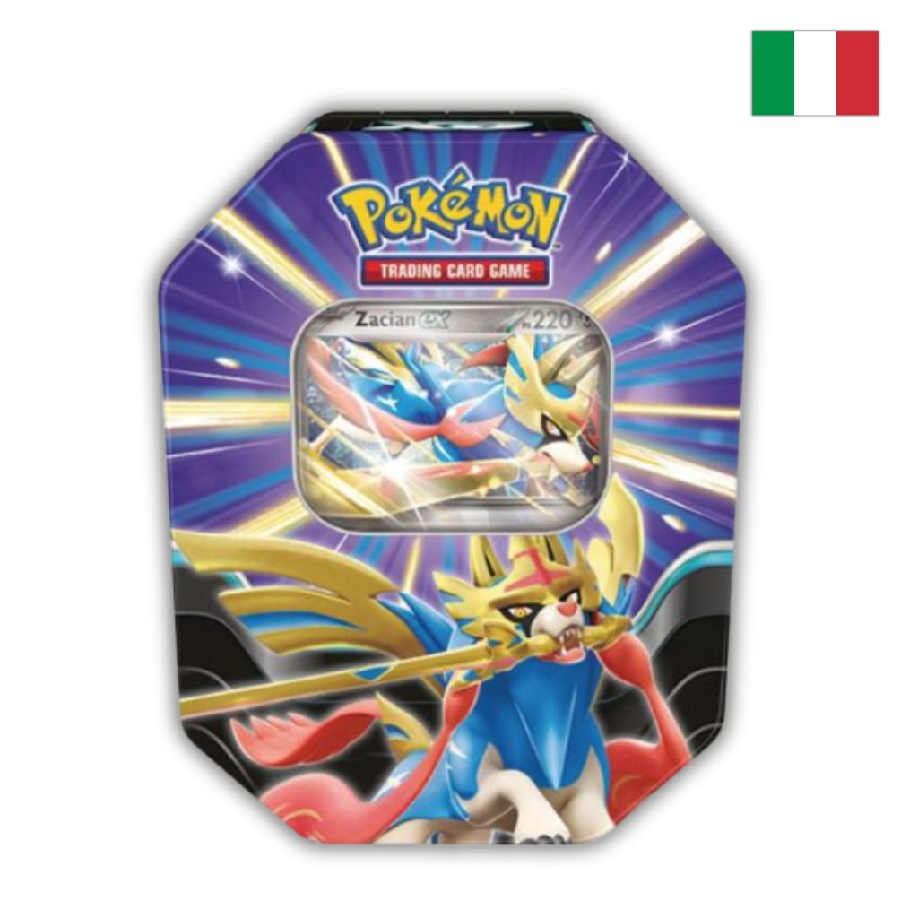Pokémon Card Game | Tin da Collezione Leggende Sovrane: Zacian-ex (IT)