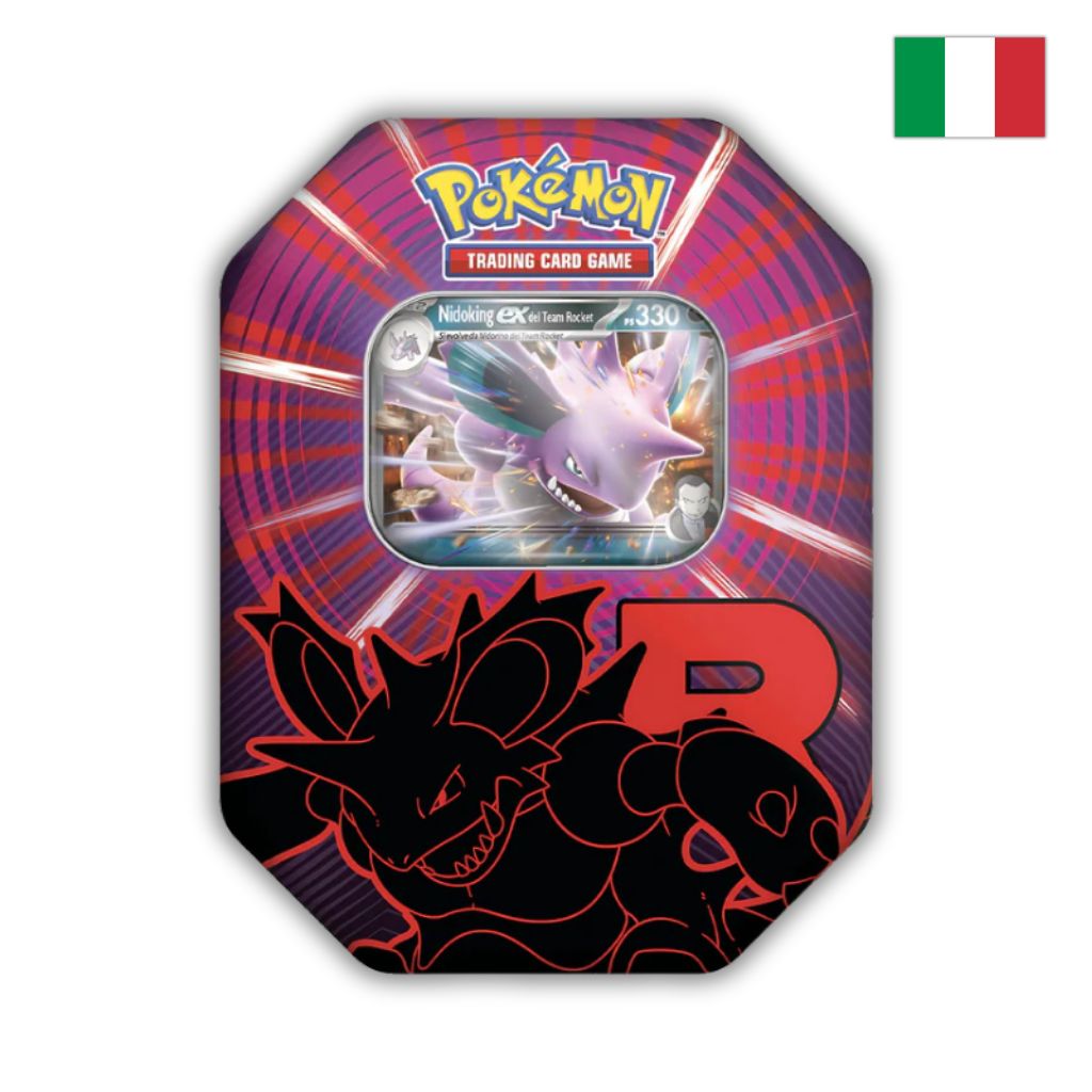 Pokémon Card Game | Tin da Collezione Team Rocket: Nidoking-ex Del Team Rocket (IT)