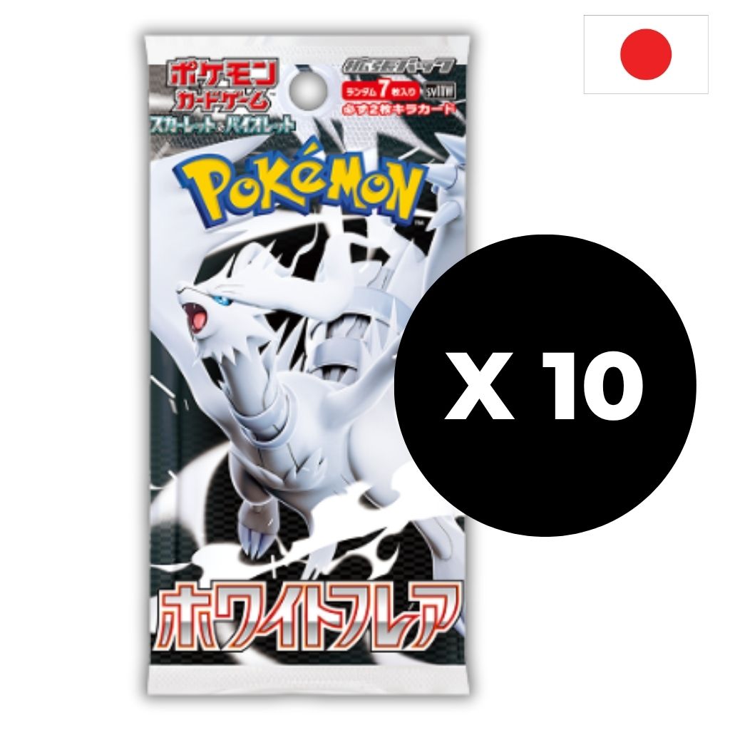 Pokémon Card Game | White Flare sv11W Busta Singola 7 Carte ( JP ) X10