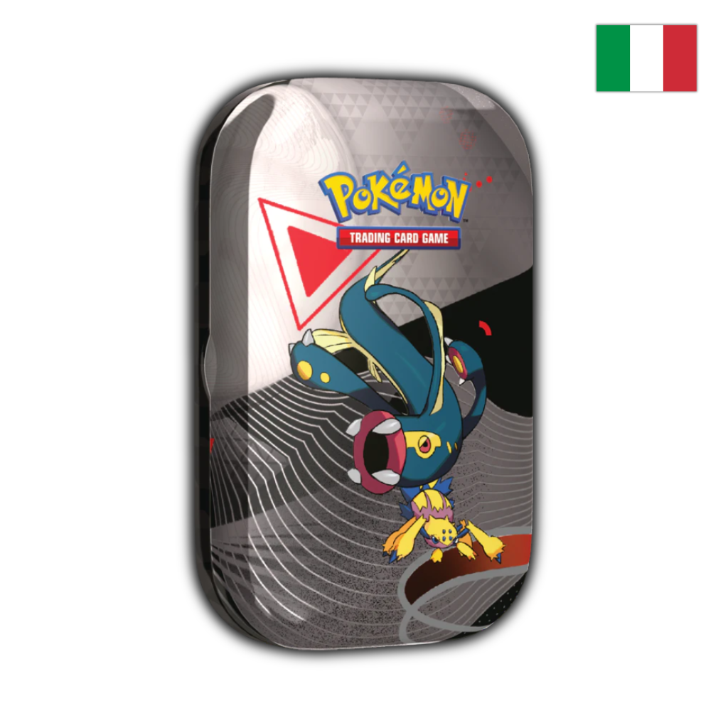Pokémon Card Game | Mini Tin da Collezione Luce Nera e Fuoco Bianco Eelektross e Galvantula (IT)