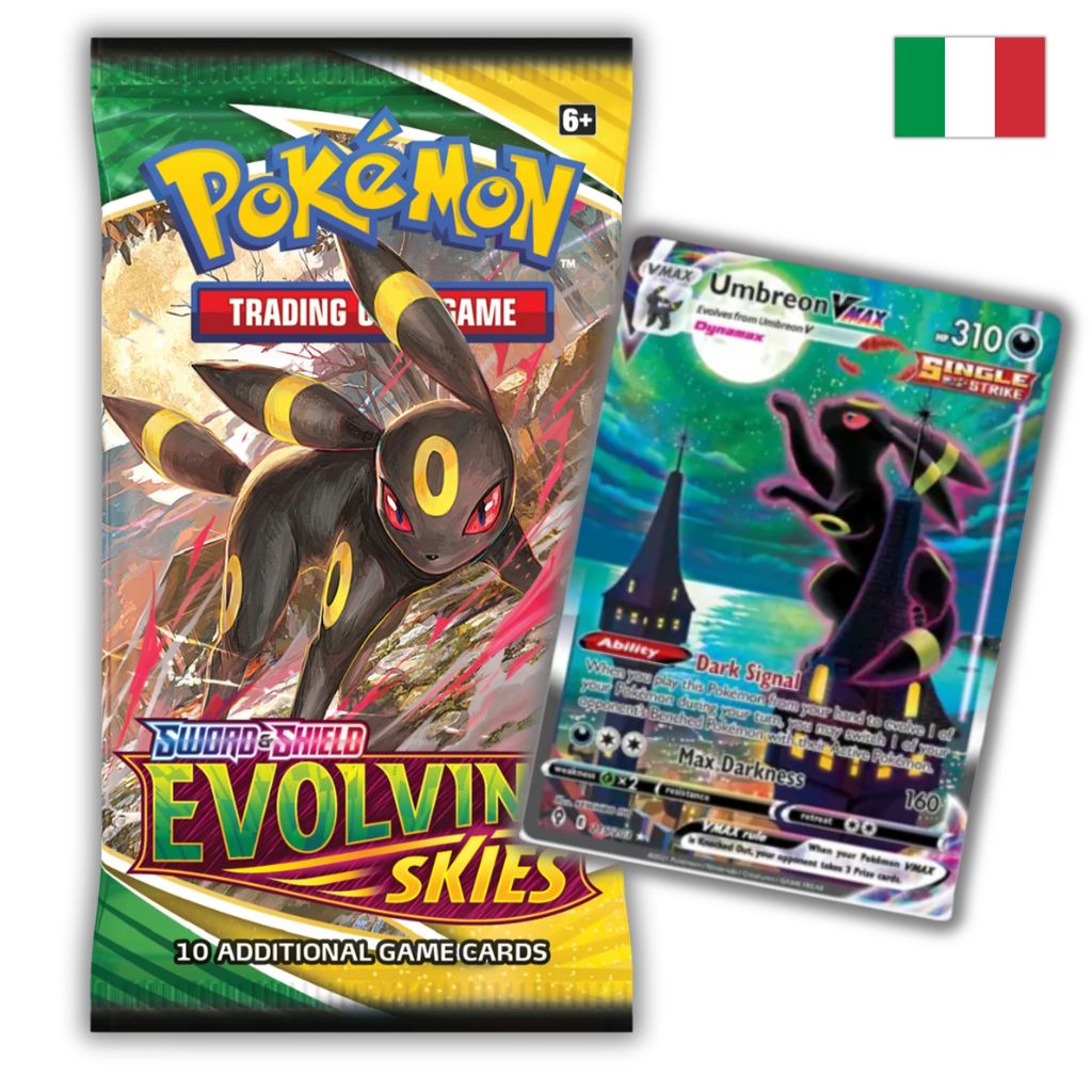 Pokémon Card Game | Spada e Scudo Evoluzioni Eteree Busta 10 Carte (IT)