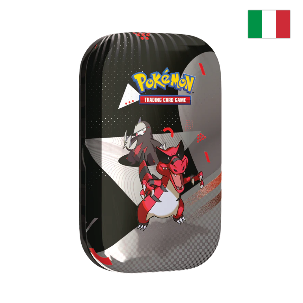 Pokémon Card Game | Mini Tin da Collezione Luce Nera e Fuoco Bianco Krookodile e Excadrill (IT)