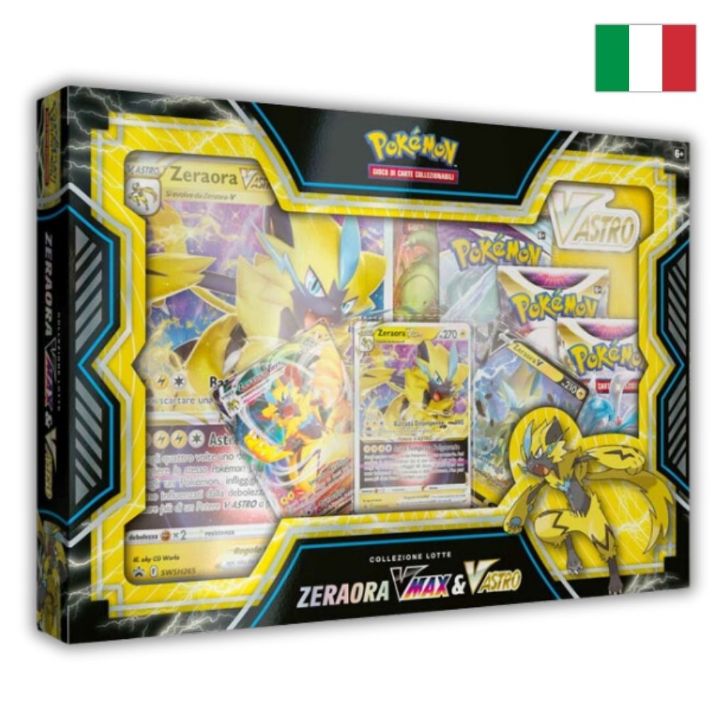 Pokémon Card Game | Collezione Premium Lotte Zeraora-VMAX e Zeraora-V Astro (IT)