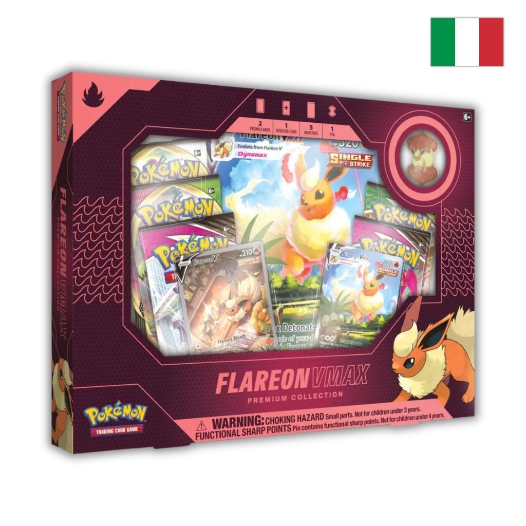 Pokémon Card Game | Collezione Premium Flareon-VMAX (IT)
