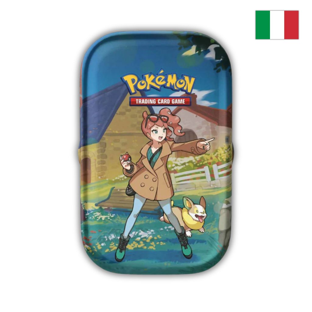 Pokémon Card Game | Mini Tin da Collezione Zenit Regale Yamper e Sonia (IT)