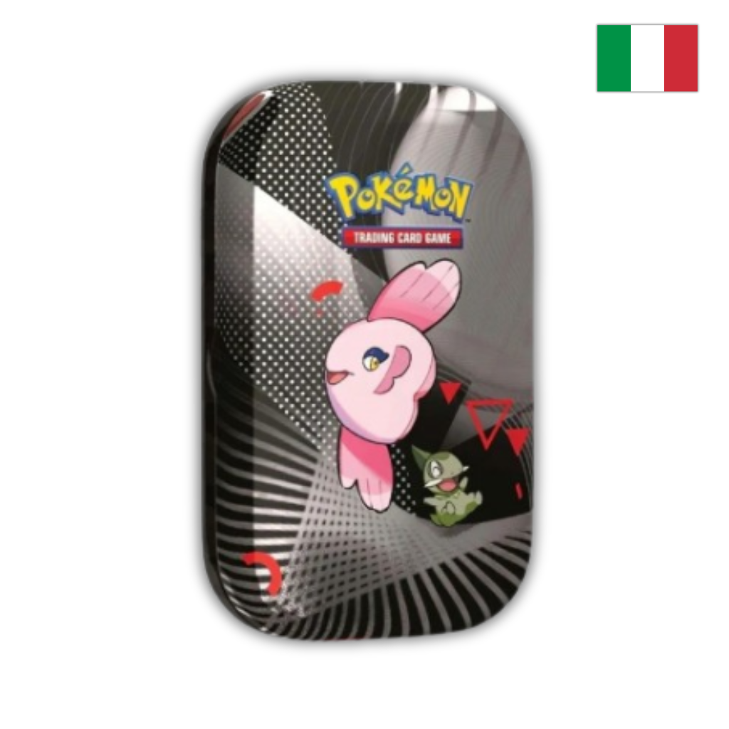 Pokémon Card Game | Mini Tin da Collezione Luce Nera e Fuoco Bianco Alomomola e Axew (IT)