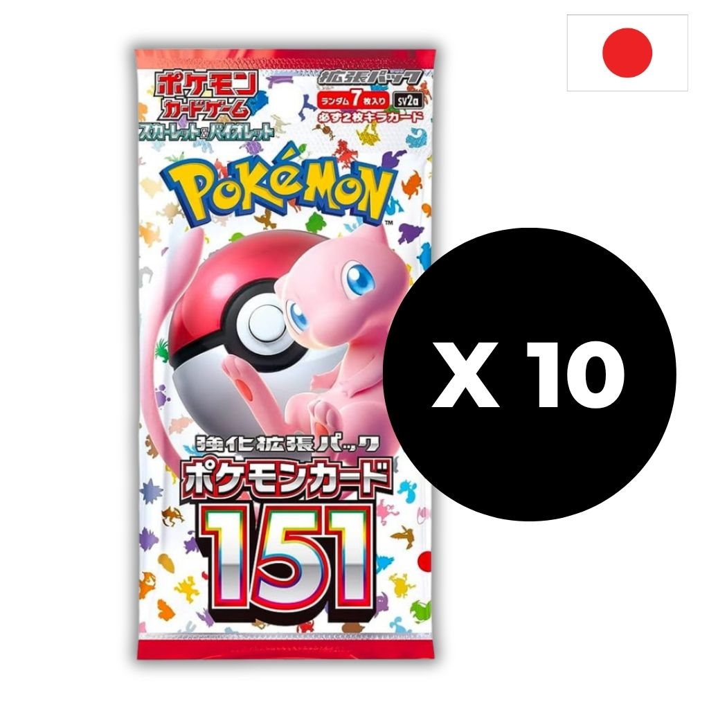 Pokémon Card Game | Pokemon 151 Busta Singola 7 Carte (JP) X10