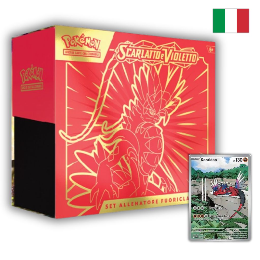 Pokémon Card Game | Set Allenatore Fuoriclasse Scarlatto e Violetto Koraidon (IT)