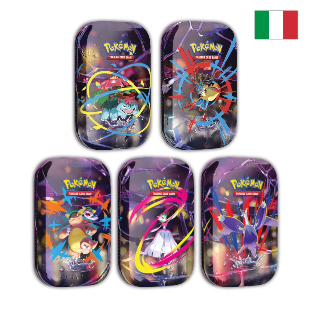 Pokémon Card Game | Mini Tin da Collezione Megaeroi – Set 5 Artwork (IT)