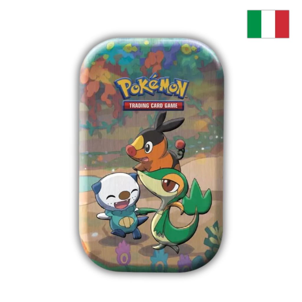Pokémon Card Game | Mini Tin da Collezione Gran Festa Tepig, Snivy e Oshawott (IT)